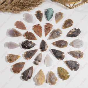 Puntas de Flecha de Piedra Natural Tallada al por Mayor, Calidad Premium, 1 Pulgada, Cristal Puro, Ecológicas, para Decoración y Meditación - Product Image 2