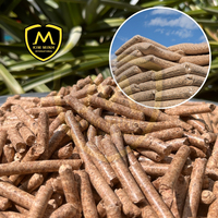 Granulés de bois d'approvisionnement en vrac taille 6mm 8mm | Combustible de biomasse de la meilleure valeur pour un usage industriel | Origine Vietnam