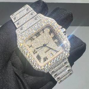 Reloj de Lujo Hip Hop con Incrustaciones de Diamantes, Automático, Hecho a Mano para Hombre, con Moissanita VVS1, Disponible al Mejor Precio de Fábrica al por Mayor - Product Image 4