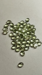 Cabujón de amatista verde de 4mm de alta calidad, piedra de cuarzo Natural para fabricación de joyas, precio al por mayor, piedra de corte de amatista Natural - Product Image 2