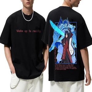 T-shirts unisexes personnalisés de haute qualité poids lourd 300gsm 100% coton respirant coupe ample imprimé semble impression graphique - Product Image 5