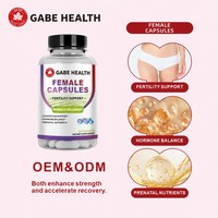 Vitamines de Fertilité Personnalisées en Usine JiaBei pour Femmes Adultes OEM/ODM, Capsules de Complément Nutritionnel Équilibrant les Hormones de Maternité