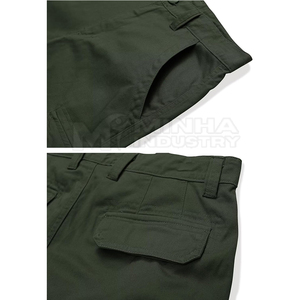 New Design Polyester/Cotton Tactical Shorts Elastic Waist Solid Pattern High Quality Customized Made for Sale - Product Image 4