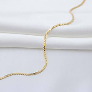 Pulsera de Cadena Serpentina Delgada de 1.6 mm, Elegante, Hecha a Mano en Turquía, Joyería de Plata de Ley 925 al por Mayor - Product Image 2