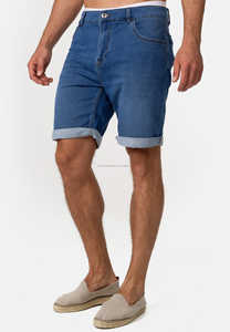 Qualité supérieure 2025 nouvelle dernière conception hommes jean court en gros personnalisé couleur taille Style jean court - Product Image 3
