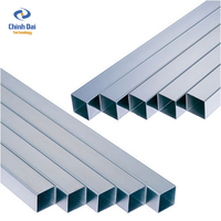 La mejor oferta Tubo de acero de sección hueca cuadrada (SHS/ RHS/ CHS) Tubo de acero al carbono galvanizado para construcción de edificios Tamaño ERW