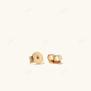 Pendientes Pequeños de Plata de Ley S925 con Baño de Oro Amarillo de 14K para Mujer, 1.32CTW, Alta Calidad, Mejor Precio al por Mayor - Product Image 6