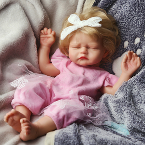Babeside <span class=keywords><strong>Milo</strong></span> 12 pouces 16 pouces entièrement en silicone souple Reborn réaliste Silicone Reborn bébé filles poupées poupées endormies bébé - Product Image 2