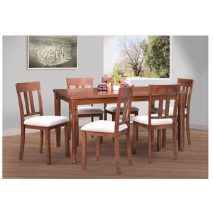 Juego de comedor de madera octano Royaloak de 6 plazas - Product Image 1