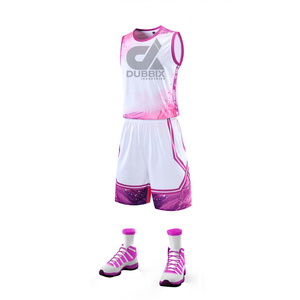 Ensemble de maillots de basket-ball pour filles, best-seller, respirant, design élégant pour enfants, nom et logo d'équipe personnalisables, tailles XS à 4XL - Product Image 5