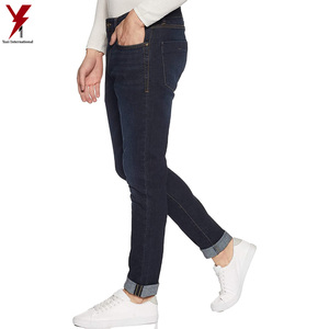 2024 haute qualité léger en gros personnalisé Logo impression hommes vêtements de plein air Denim pantalon pour hommes - Product Image 2
