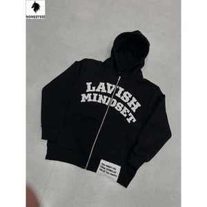 เสื้อฮู้ดผ้าฟลีซปักโลโก้ได้ตามต้องการของผู้ชายเสื้อสเวตเชิ้ตลำลองฤดูหนาวแบบลำลองเทคนิคการพิมพ์ลายนูนบนหน้าจอแบบ3D เทคนิคซักได้ - Product Image 2