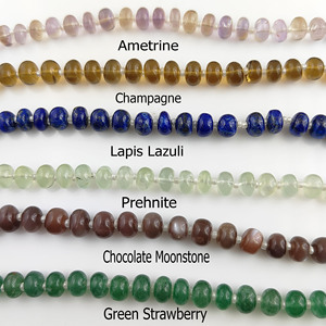 Cuentas de Ametrina de 6-7 mm, Forma Redonda, Lisas, para la Elaboración de Joyas, Cuentas de Ametrina Redondas, 20-22 Cuentas en un Hilo de 8 Pulgadas, Cuentas Hechas a Mano - Product Image 6