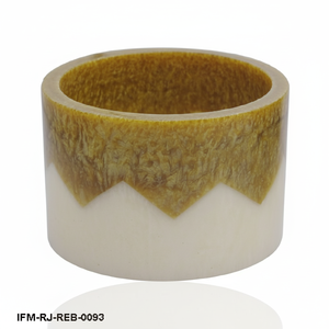 Brazalete de Resina Hecho a Mano de Dos Tonos de Moda para Mujer, Perfecto para Uso Diario - Product Image 5