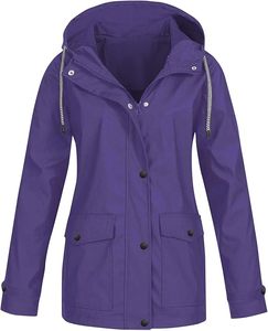 Chaqueta universitaria con capucha de rayas sólidas de longitud media para mujer, ropa de abrigo acolchada de invierno, impermeable a prueba de viento de talla grande para hombres, ropa para exteriores - Product Image 2