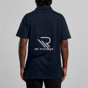 Chemises polo en coton doux haute pureté personnalisées pour hommes, anti-rides, grandes tailles, pour le personnel, avec logo. - Product Image 2