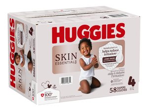 Couches pour bébé Huggies Skin Essentials à absorption accrue : garde la peau sèche et confortable toute la journée - Product Image 6