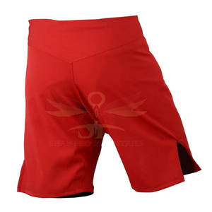 Pantalones cortos de MMA para hombre de alta calidad hechos en Pakistán, cómodos elásticos, cintura media, patrón sólido, estilo deportivo, contraste de Color transpirable - Product Image 3