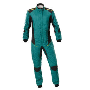Traje de Carreras de Karting para Hombre de Talla Grande, Transpirable y de Alta Calidad, con Diseño de Cuello Alto, Manga Larga, Cierre Frontal Impermeable con Cremallera - Product Image 1