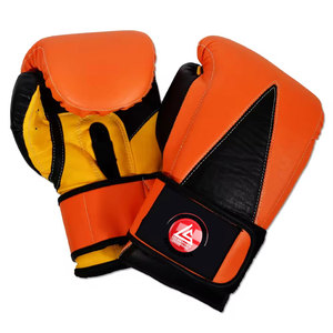 Mitaines de boxe en cuir avec impression de logo personnalisée - Vente en gros, bande auto-agrippante anti-humidité, unisexe, haute qualité - Product Image 1