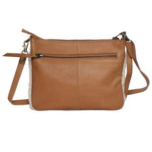 Pretty Soft Stylish Cowhide <b>Fur</b> Genuine Leather Sling <b>Bags</b> High Quality Fashionable Front Pocket Snap Button Casual Sling <b>Bags</b> - Product Image 2