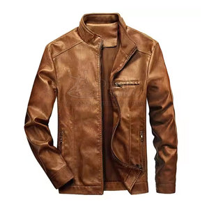 Chaqueta de cuero de invierno para hombre con logotipo frontal ligero de alta calidad y mejor material, precio bajo, superventas - Product Image 1