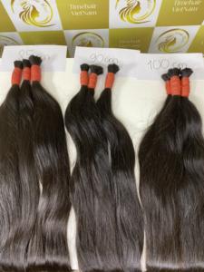 Extensions de cheveux vierges vietnamiennes Remy non traitées, super double tirage, 80 cm, vente en gros d'usine, faciles à décolorer, blondes, avec ruban adhésif, dentelle HD - Product Image 2