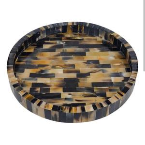 Rustique-Plateaux de service décoratifs en corne naturelle fabriqués à la main pour la maison Plateau décoratif élégant et durable pour la décoration de la maison et de la cuisine - Product Image 4