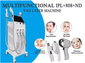 Dispositivo de Belleza Multifunción 3 en 1 con Diodo de 808nm para Depilación Permanente, Eliminación de Pigmentación y Tatuajes, con Enfriamiento Dinámico de Zafiro - Product Image 2