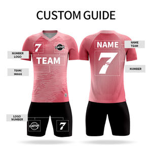 Nouvelle équipe de conception fabrication ensembles de maillots de football 100% polyester Top haute qualité personnalisé sublimation uniforme de football oem - Product Image 4