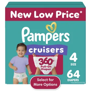 Pampers Cruiser 360ผ้าอ้อมเด็กแบบดึงได้ขนาด7, 66จำนวน (เลือกสำหรับตัวเลือกเพิ่มเติม) - Product Image 3