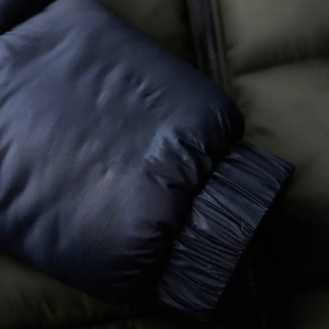 Chaqueta acolchada de bombardero delgada Vintage de alta calidad para hombre, deportes de invierno, transpirable, a prueba de viento, revestimiento impermeable, soporte, cremallera larga - Product Image 5