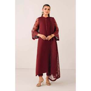 Dupatta longue en georgette plissée à impression numérique de qualité supérieure pour filles - Product Image 1