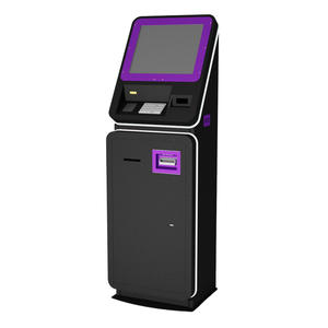 Quiosco de efectivo de acero inoxidable con pantalla táctil interior automática con soporte de suelo para servicios de pago de cambio de moneda extranjera - Product Image 2