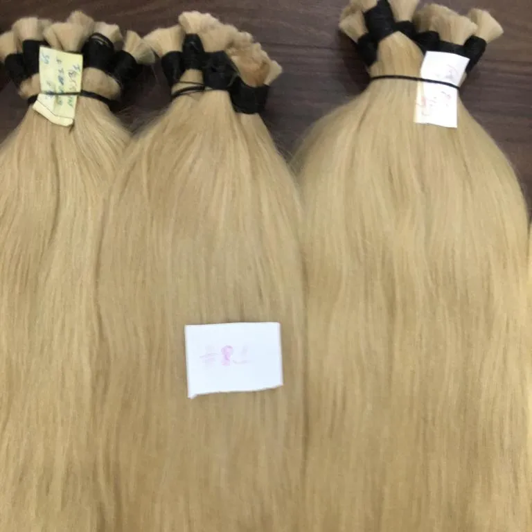 Colored Bulk Hair For Russia Clients Vietnam Human Hair Extension With Best Wholesales Price From Minh Khang Hair