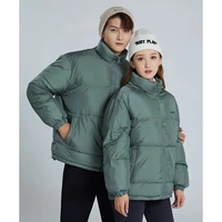 Blouson Bomber Hiver Imperméable Respirant Grande Taille avec Logo Personnalisé, Manteau Zippé Épais Isolé, Vêtement d'Extérieur Streetwear en Coton Noir