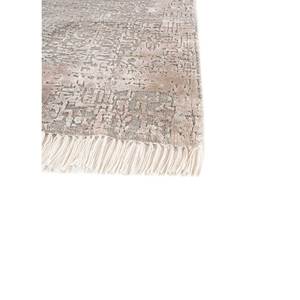 Tapis noué à la main en laine, bambou et soie, motif abstrait gris- noir Entropy, 9x12, rectangulaire, pour salon, couloir, maison - Product Image 4
