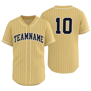 Camiseta de Béisbol y Sóftbol Personalizada OEM, 100% Poliéster Transpirable y Ligero, Ropa Deportiva, Camisa de Entrenamiento para Equipos Adultos con Botones - Product Image 1