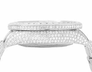 VVS Moissanite นาฬิกาข้อมือระบบกลไกอัตโนมัติประดับเพชรทันสมัยปรับแต่งได้ตามต้องการ - Product Image 5