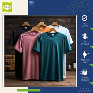 Suministro al por mayor de camisetas deportivas escolares unisex GSM 230 en tela duradera PC Matty hecha a un precio mínimo de proveedor indio - Product Image 4
