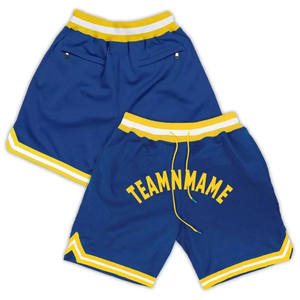 Short streetwear vintage personnalisé Short de basket-ball à double maille rétro pour femmes avec impression de matériel - Product Image 3
