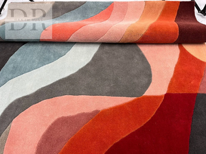 Alfombra de lana de Nueva Zelanda 100% hecha a mano moderna, alfombra con mechones a mano de alta calidad con persianas para el suelo del hogar y la puerta, regalo perfecto - Product Image 3