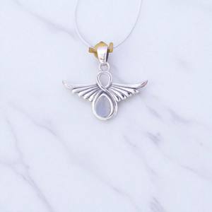 Amazings Wings Design Silver Pendant Gemstone Bulk Venta al por mayor 925 Silver Pendants - Product Image 2