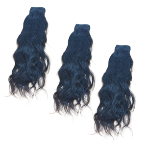 Cabello Natural Indonesio 100% Humano Remy Virgen, Cabello Crudo con Cutícula Alineada, Sin Enredos, Onda Natural, Doble Trama a Máquina - Product Image 3