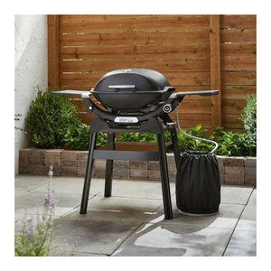 Parrilla para barbacoa GPL Q2200N con soporte y para horno Weber Q 1501099, color negro, fácil conectividad - Product Image 6