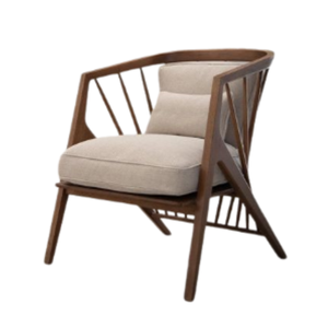 Nuevo diseño, sillones nórdicos de madera maciza, sofá de un asiento, sillas para el hogar, restaurante, muebles para el hogar de calidad superior hechos a mano a la venta - Product Image 4