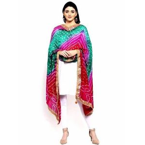 ผ้าคลุมไหล่ไหมบันดาห์นีลายพิมพ์กอต้าปาตี - Product Image 2