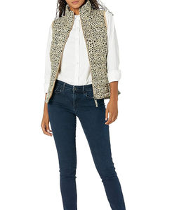 Mode femmes gilet bouffant confortable style bodywarmer femmes gilet bouffant isolé matelassé sans manches haut d'hiver - Product Image 5