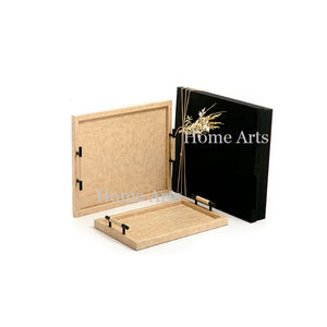 ถาดเสิร์ฟช็อคโกแลตและถาดอาหารทำจากไม้และหนังสำหรับใช้ในบ้านและโรงแรม - Product Image 5