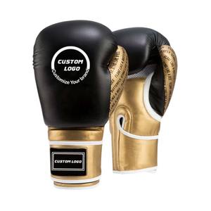 โลโก้ที่กําหนดเองที่มียอดขายสูงสุดแฟนซีซ้อมฝึกซ้อมต่อสู้เจาะถุงมือมวยหนัง PU 2024 - Product Image 3